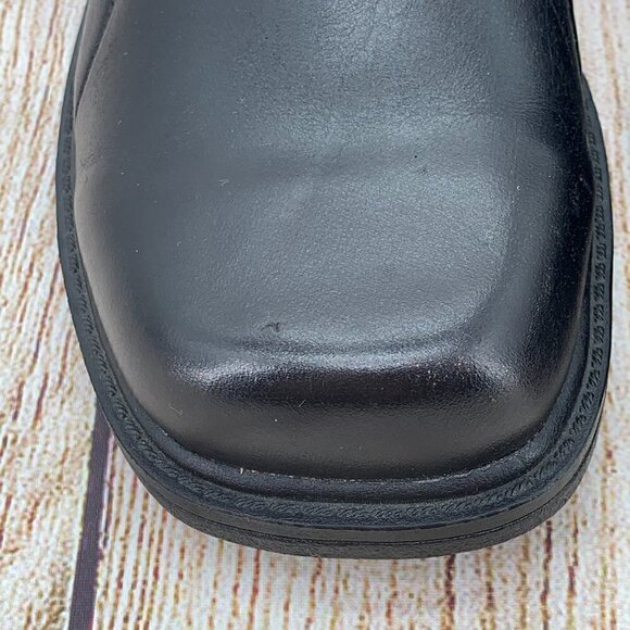 Sperry Top Sider Black Leather Slip On Loafers - Picture 10 of 12